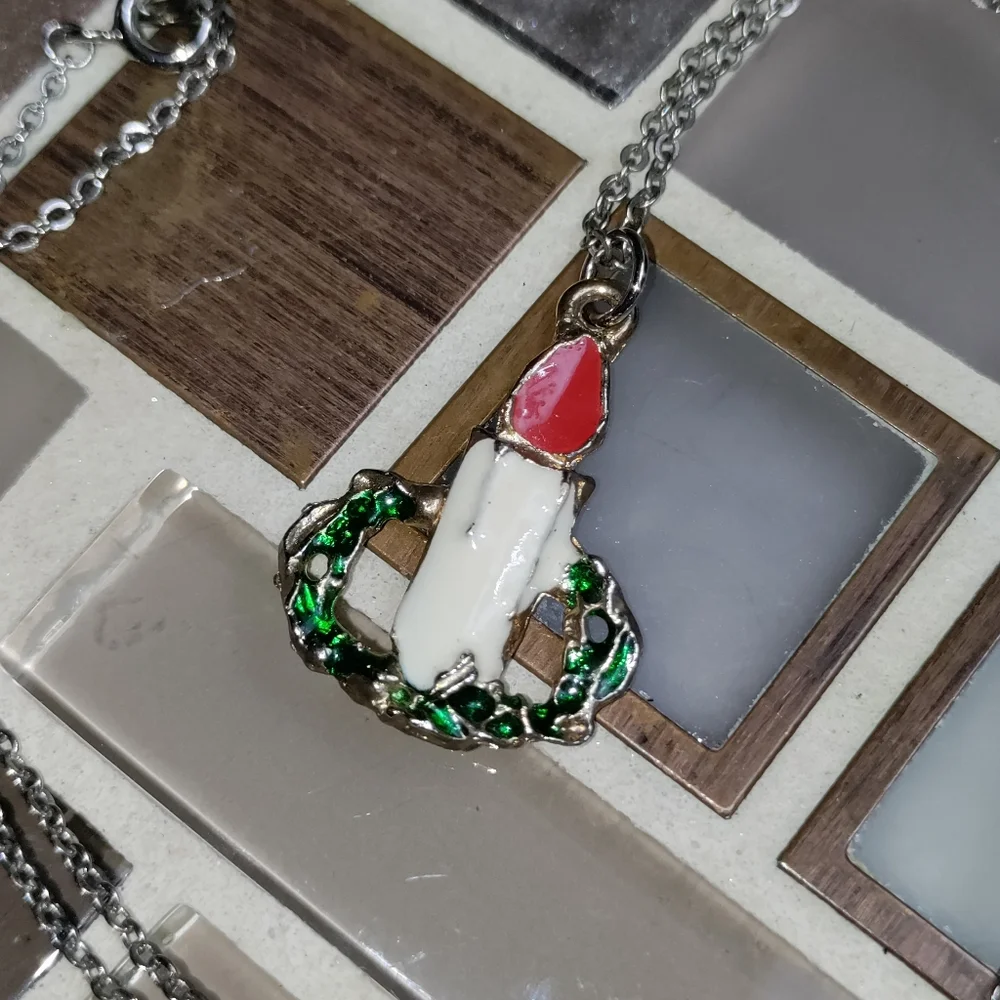 Vintage Candle necklace